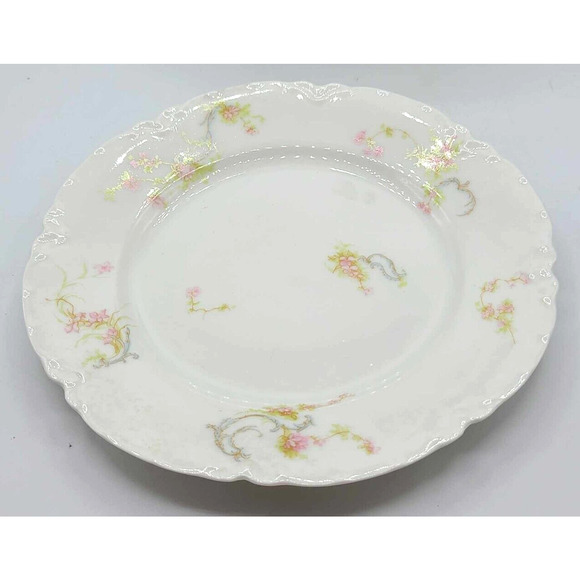 Set of 4 - MINT! Haviland Limoges Schleiger Pattern ~7.5" Salad Plates - Picture 4 of 9
